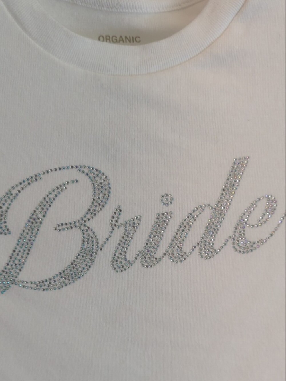 White 'Bride' Rhinestone Tee - Picture 4 of 4